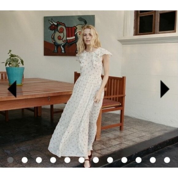 💕DOEN💕 Flora Dress ~ Salt Small - Picture 9 of 16